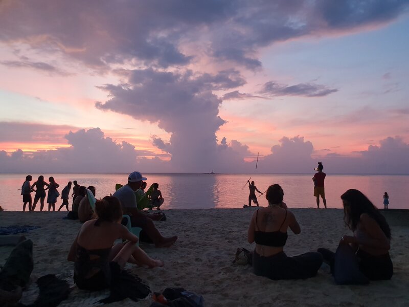 Sunset at Zen Beach