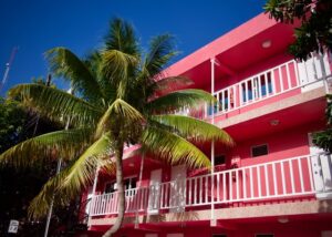 Pink Mexican house