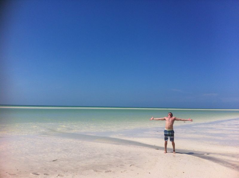 Digital Nomad takes Break from work, Playa del Carmen.