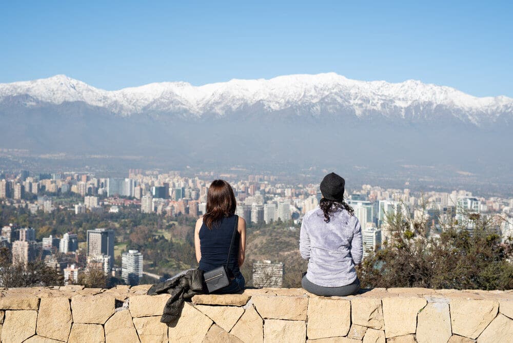 Santiago desde las alturas