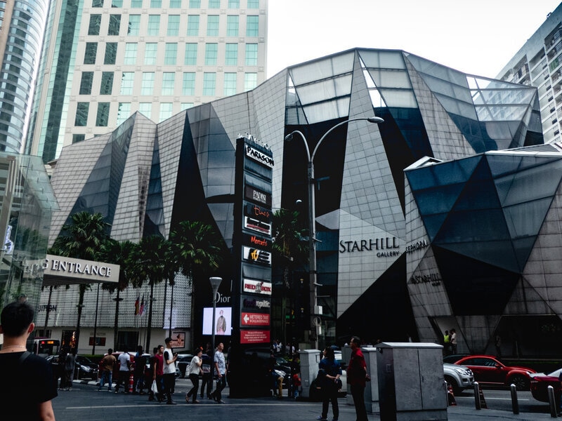 Shopping mall in Bukit Bintang