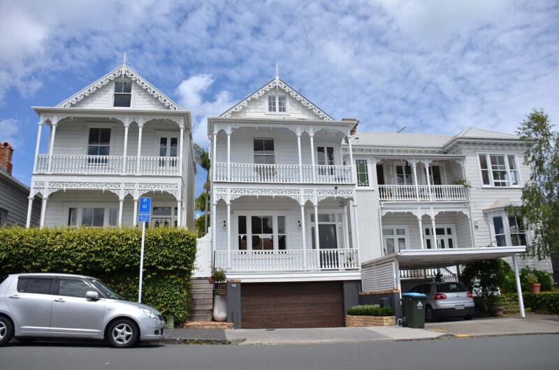 Victorian houses, Auckland Neighbourhood