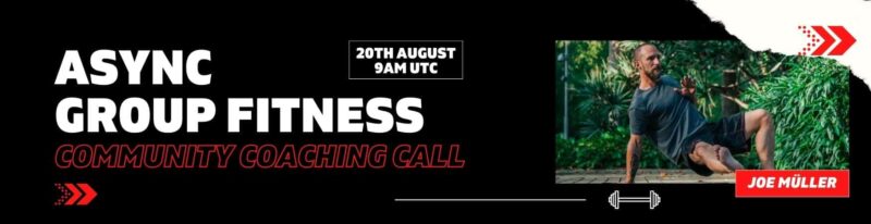 Async Group Fitness Event Banner