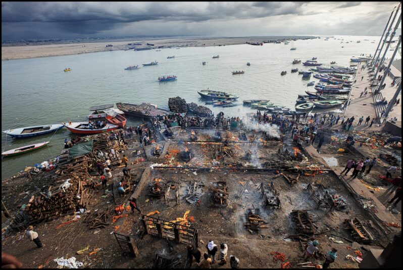 small panoramic burning ground