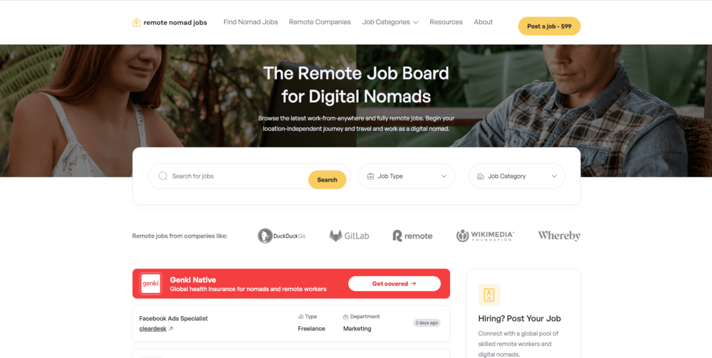 Remote Nomad Jobs