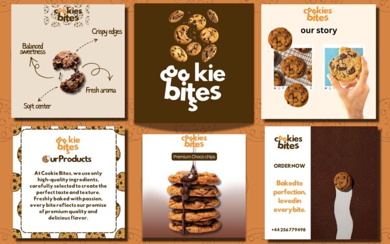 cookies bites insta post design